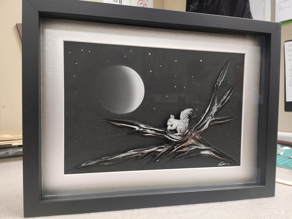 3d artowrk framed Framed 3-D art