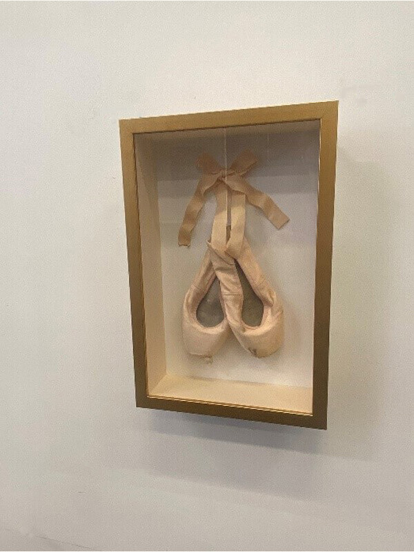 ballet slippers framed framed ballet slippers