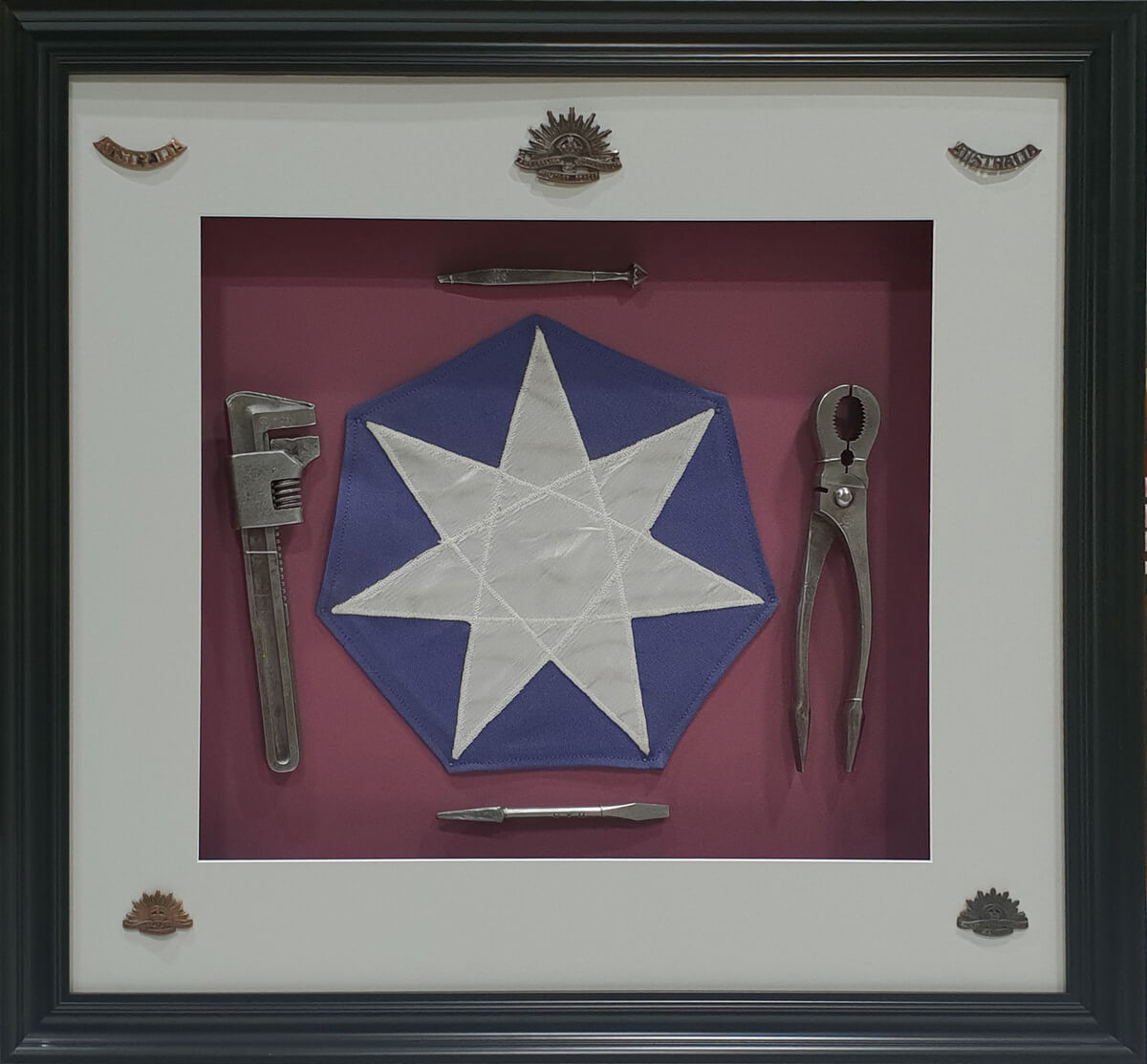 Framed military tools