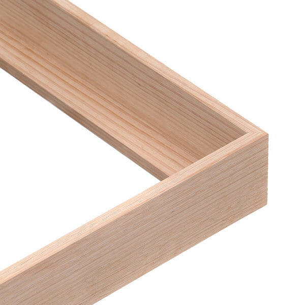 Australian oak float frame Float frame in oak