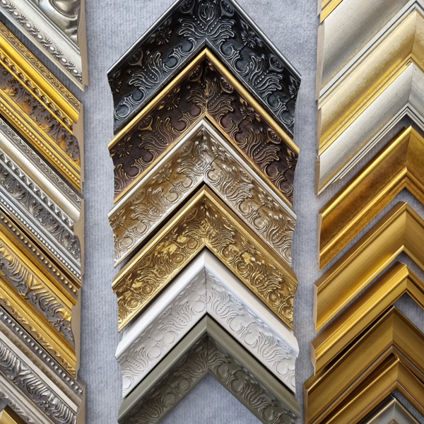 Floral Collection sample board Floral collection frames on sample board