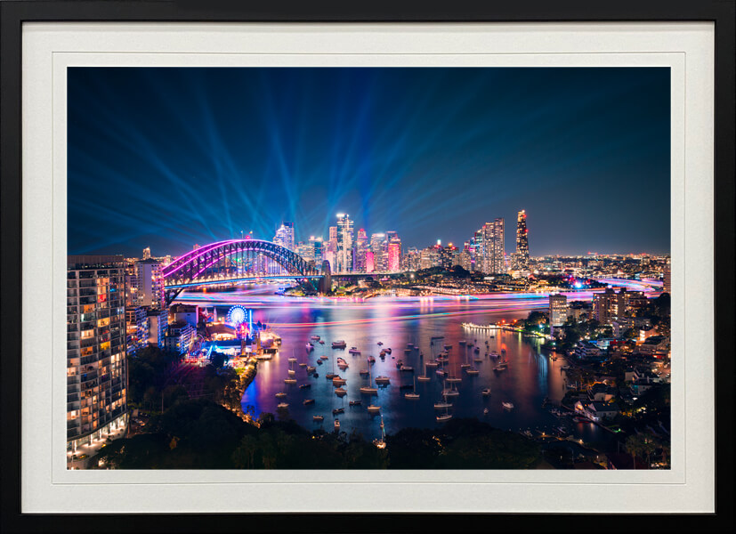 Frame The Light Vivid Sydney 2025 by Daniel Tran Vivid Sydney by Daniel Tran