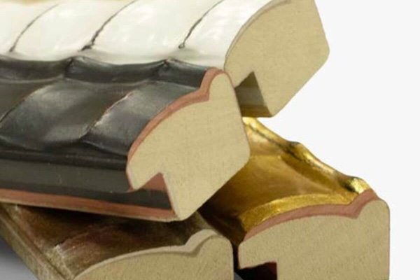 Kyoto moulding ends Kyoto frame moulding end view