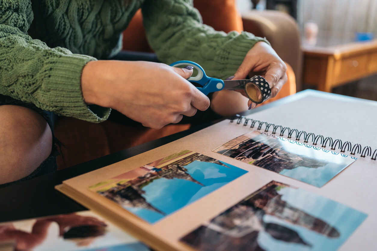 Scrapbooking scrapbook storage