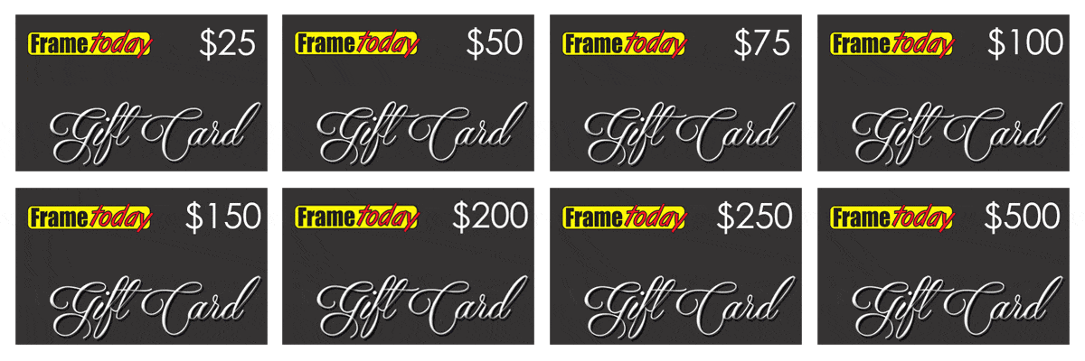 picture frame gift card